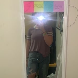 comfy, cute purple shirt!!